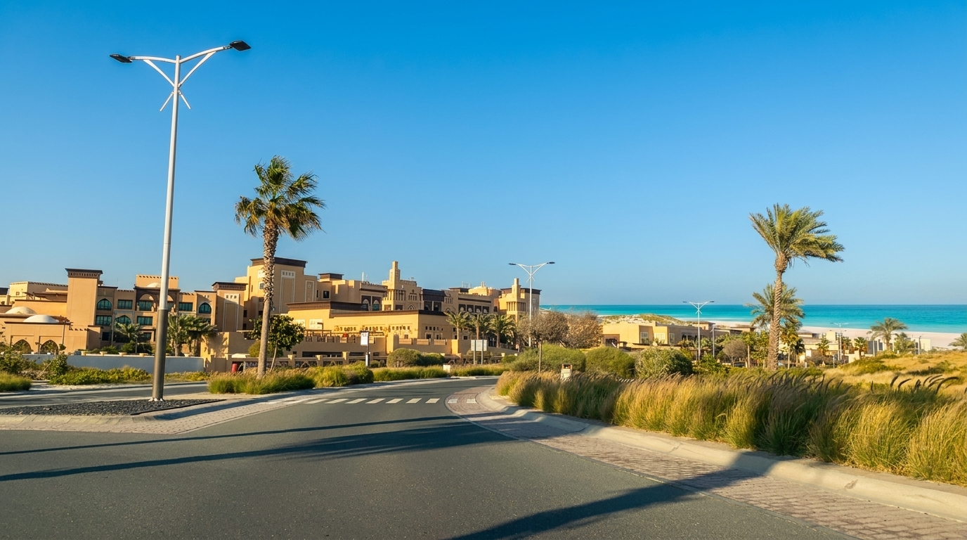 Front de mer de Al Saadiyat Island à Abu Dhabi, l'une des zones clés de l'off-plan en 2026