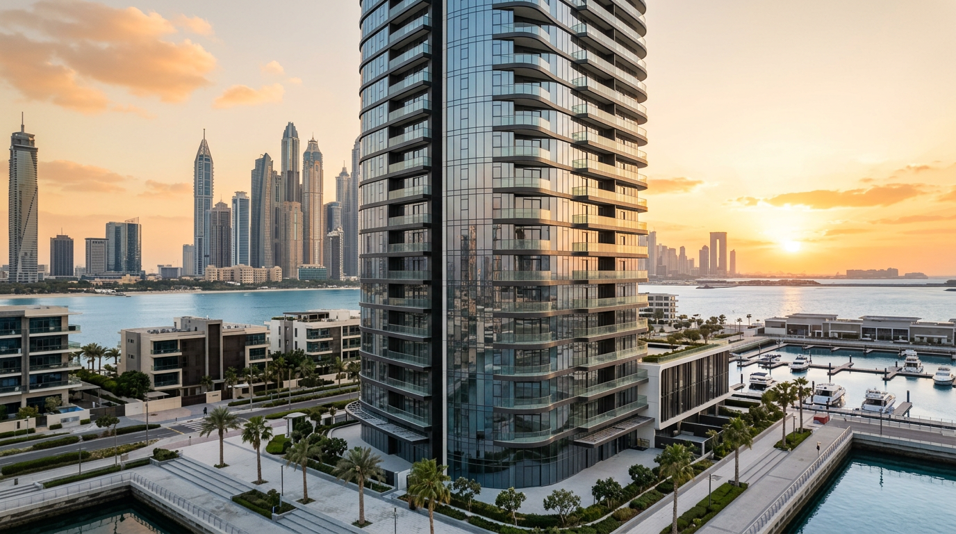 Tour résidentielle presque achevée à Dubai
