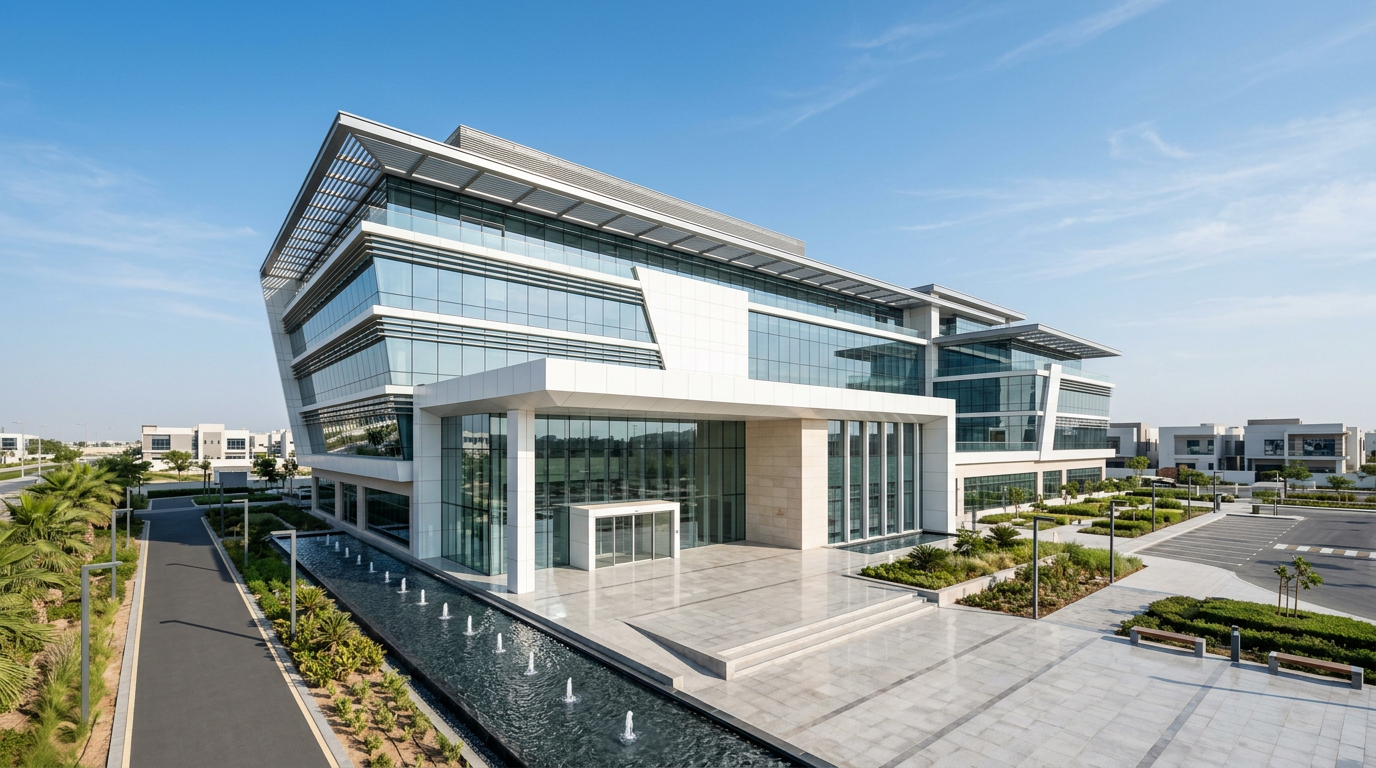 Bâtiment administratif moderne des services d'immigration à Dubai