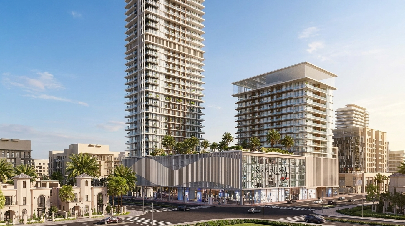 Tours jumelles Sky Hills Residence 3 by HRE à Jumeirah Village Circle, Dubai