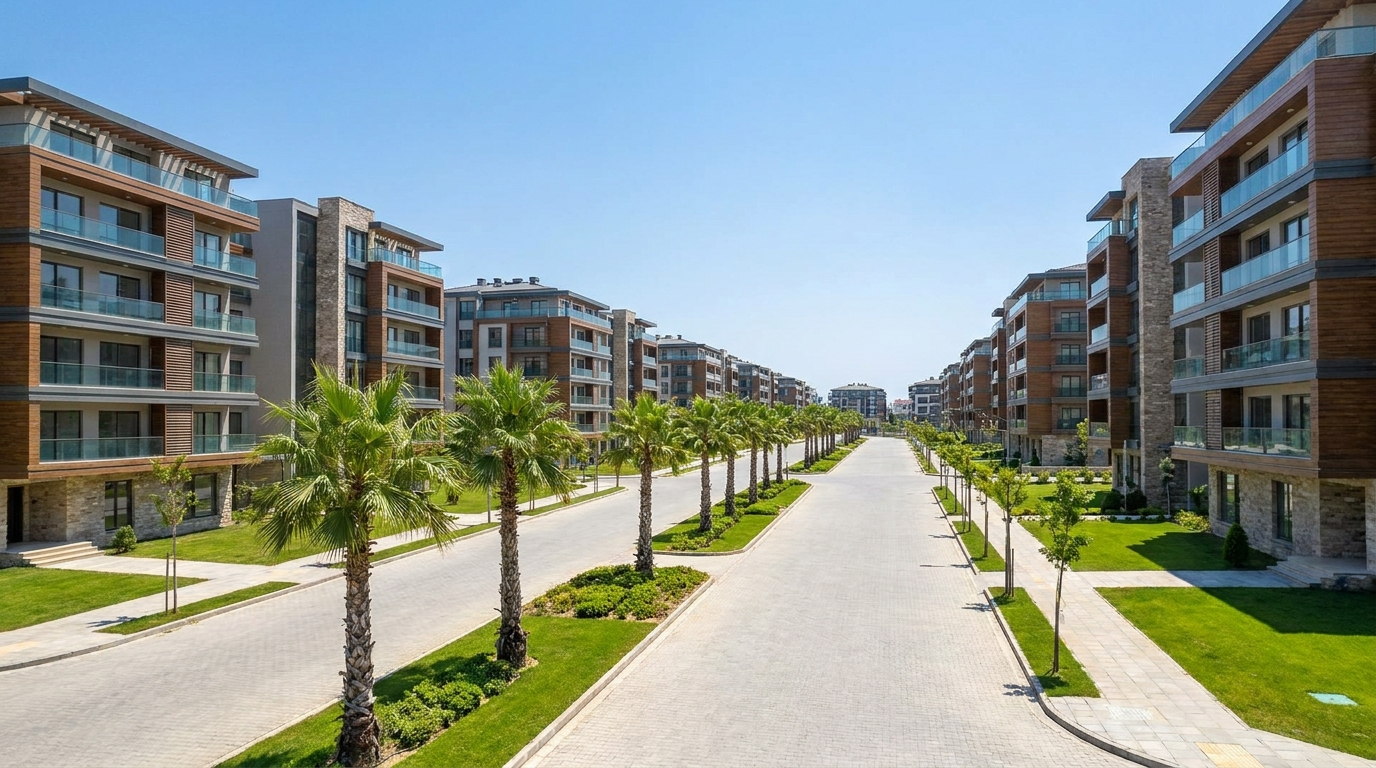 Communauté résidentielle moderne émergente à Dubai