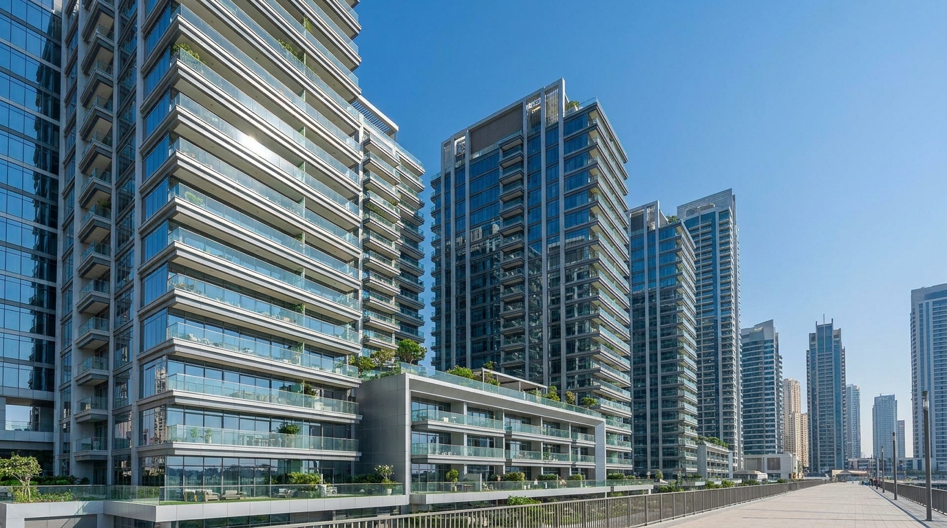 Tours d'appartements résidentiels modernes à Dubai