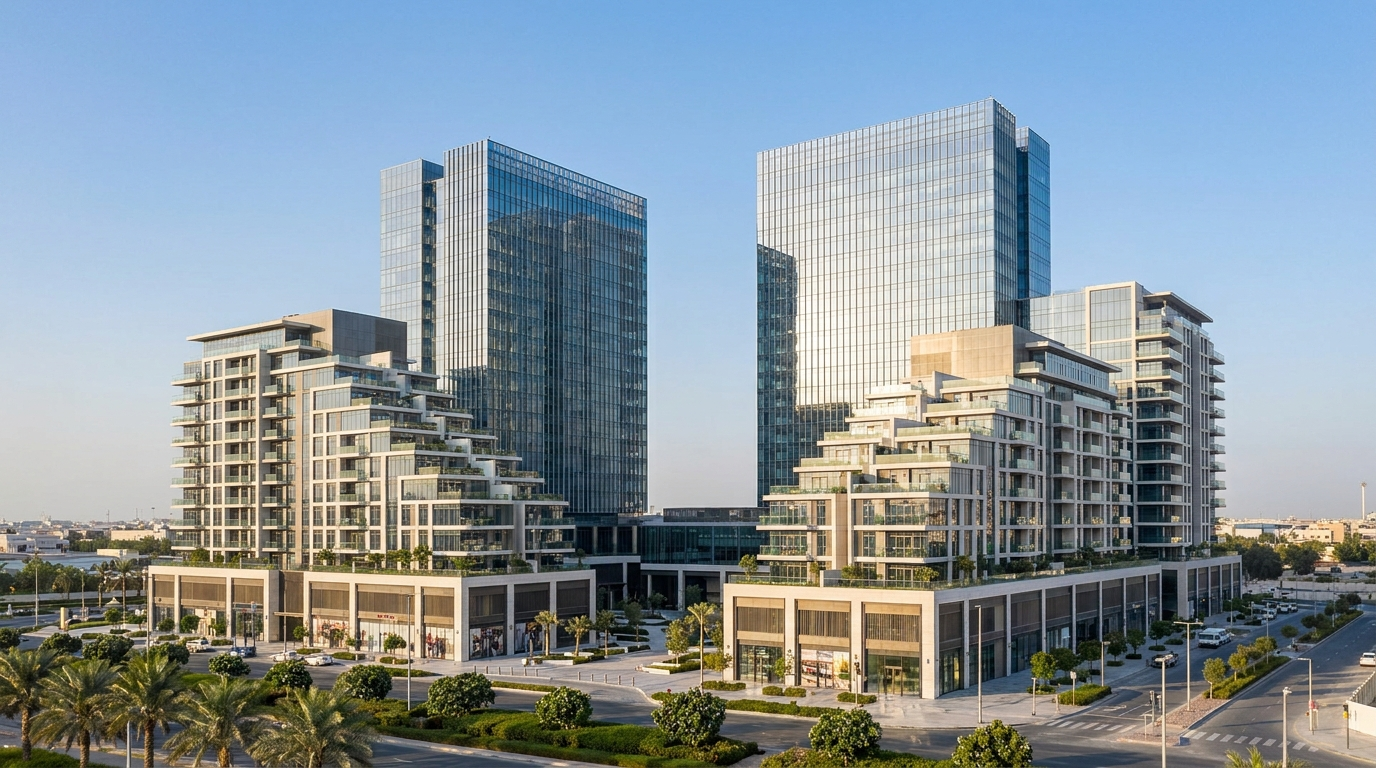 Portefeuille immobilier mixte moderne à Abu Dhabi, bureaux et résidentiel
