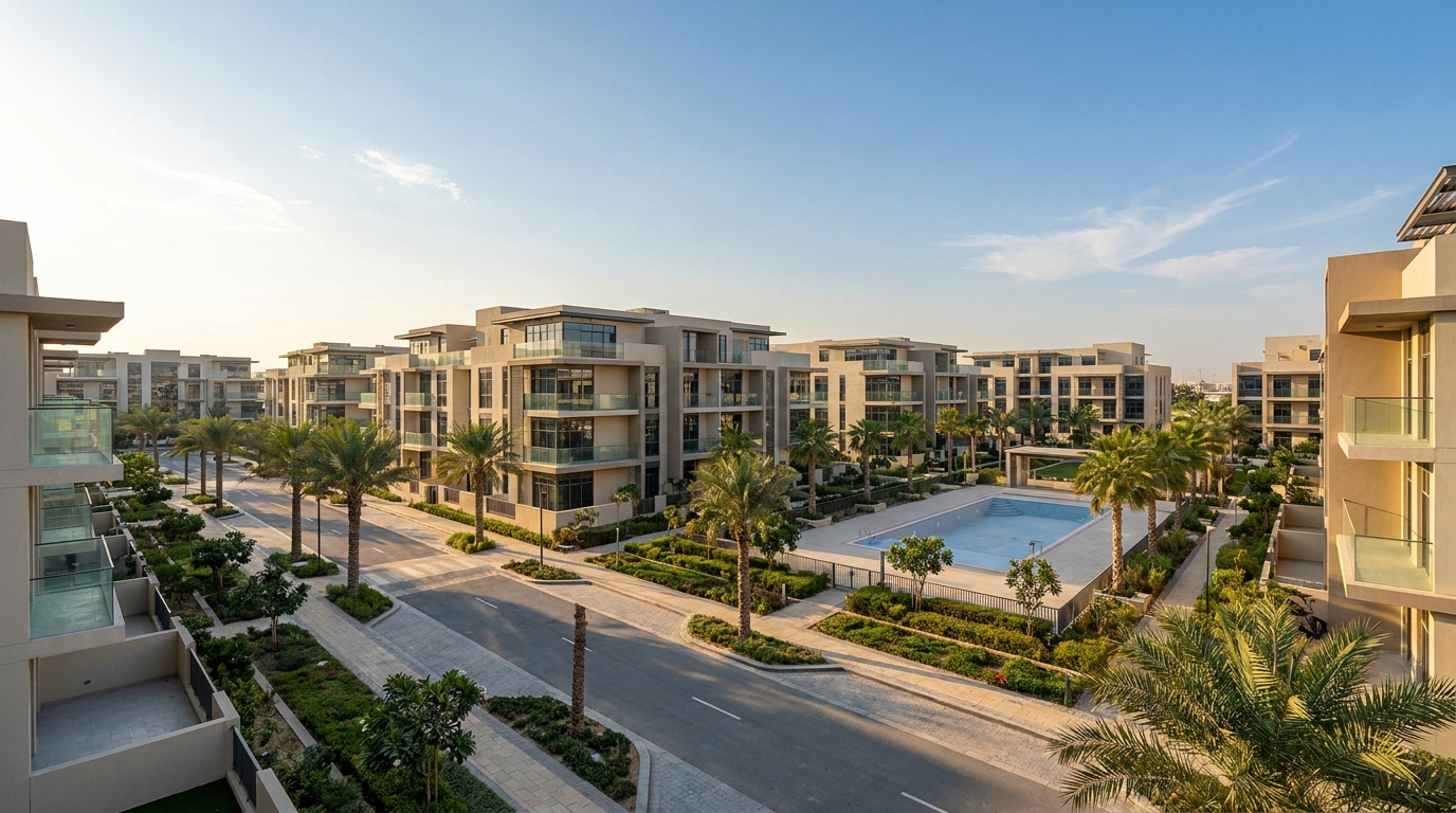 Quartier résidentiel moderne à Sharjah