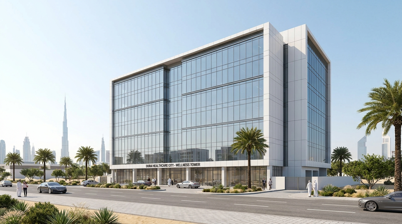 Immeuble médical moderne dans Dubai Healthcare City